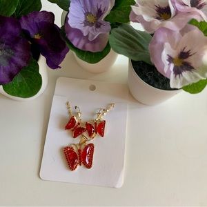 Red Butterfly Set 🦋
